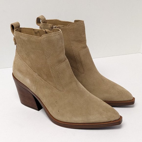Vince Camuto Briyeonda Ankle Boots, Tortilla Suede, Women's 8 M - Picture 1 of 11